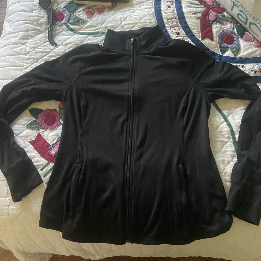 Large Black Old Navy Active Zipup Jacket